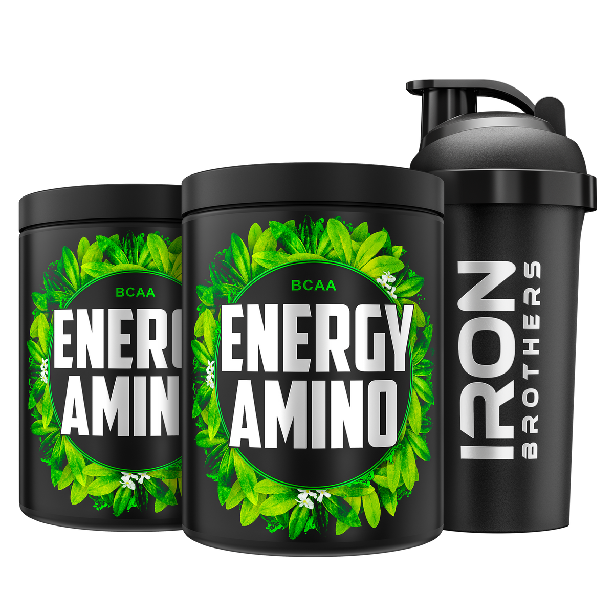 BCAA Energy Amino 2x 500g Amino Acids with Caffeine & Guarana Iron