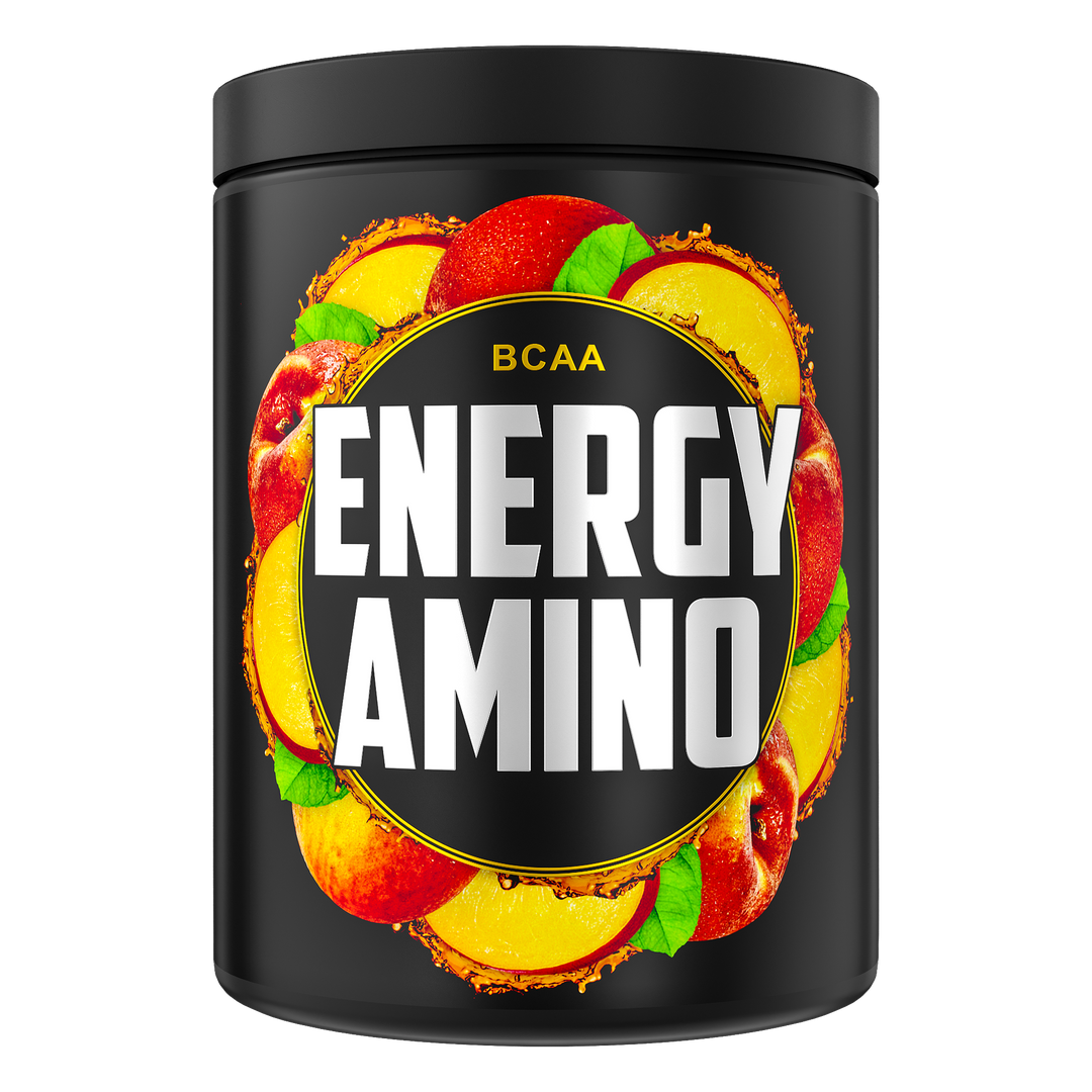 BCAA Energy Amino 500g Dose - Peach Power - Pfirsich Geschmack