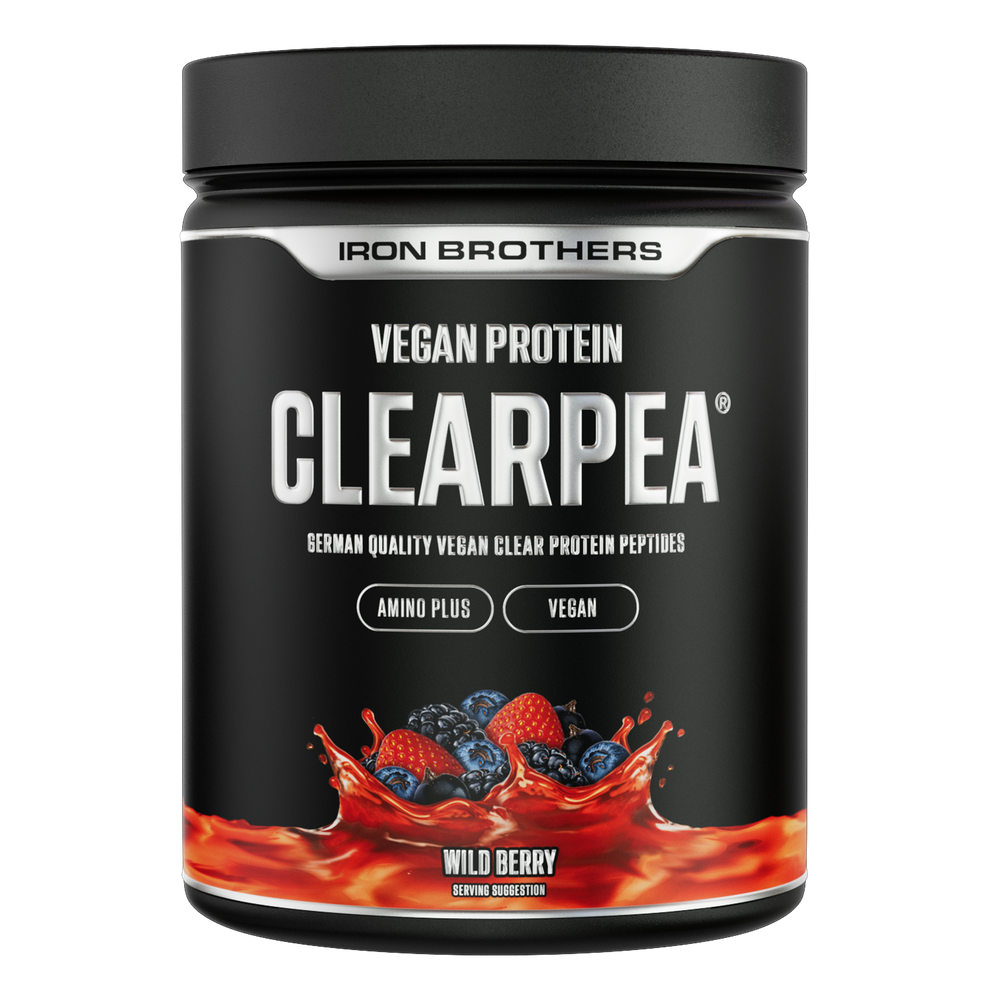 Clearpea Protein Wild Berry Flavour - Veganes Clear Protein von Iron Brothers - Waldbeeren Geschmack