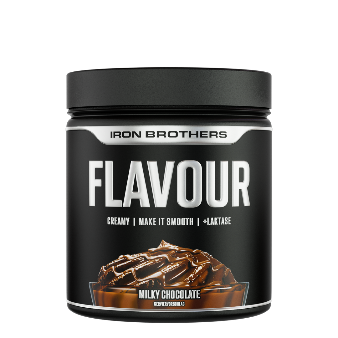 Iron Brothers Creamy Flavour Powder / Cremiges Geschmackspulver, Milky Chocolate Geschmack 250g Dose, Schokolade
