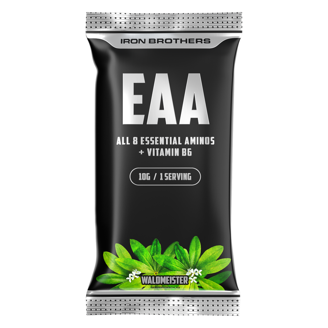 Iron Brothers EAA Zero Probe 10g mit Woodruff Geschmack - EAA Waldmeister Sample