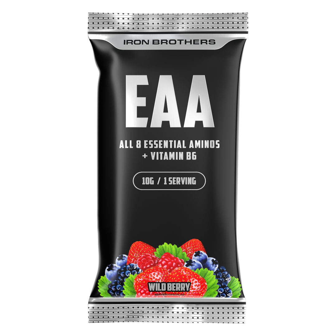 Iron Brothers EAA Zero Probe 10g mit Wild Berry Geschmack - EAA Waldbeere Sample