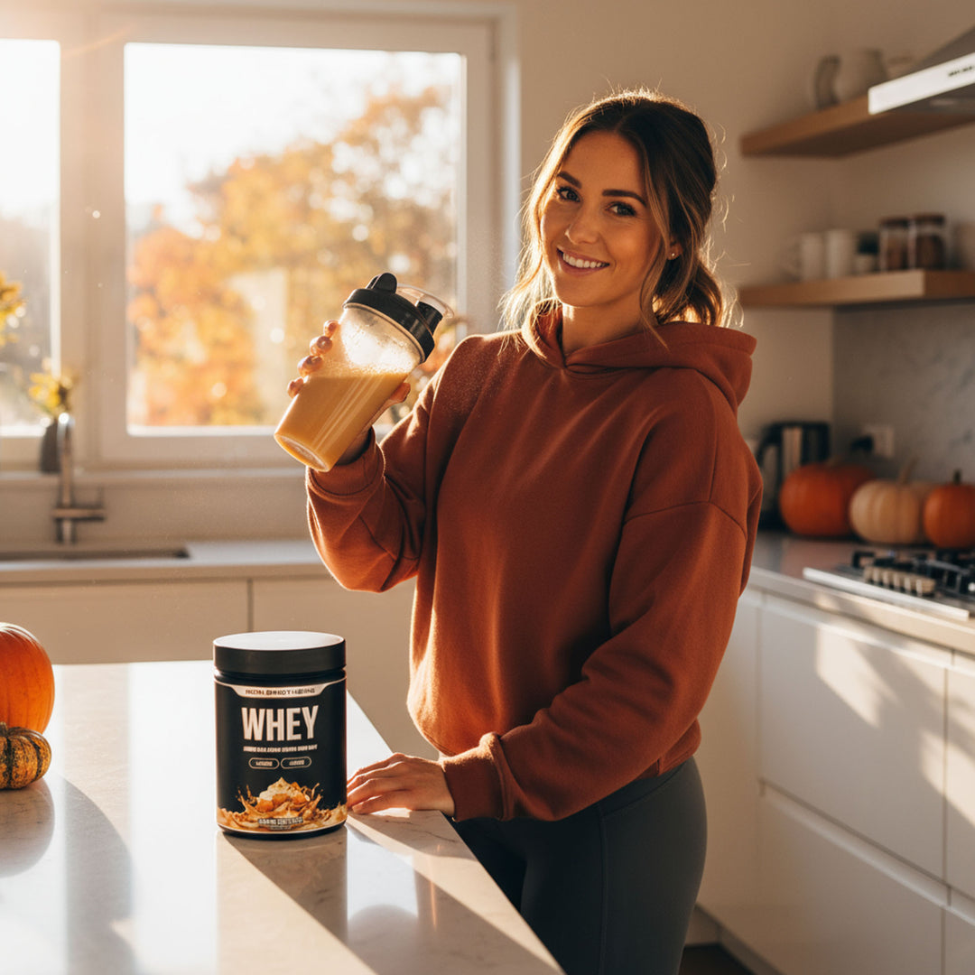 Wenn dein Lieblingsgetränk zum Protein-Shake wird - Whey Protein Pumpkin Spice Latte von Iron Brothers