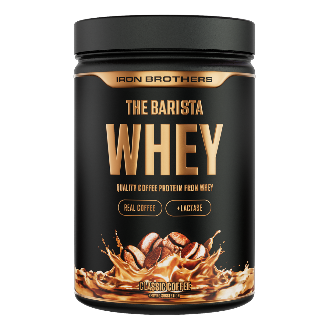 Iron Brothers The Barista Whey - Protein Kaffee Classic Coffee Geschmack 908g Dose, Kaffee Protein
