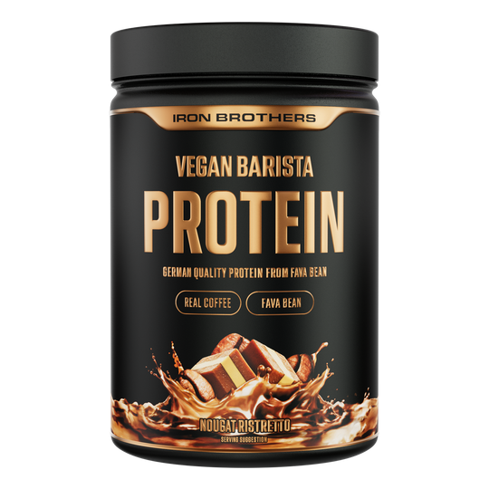 Vegan Barista Protein Nougat Ristretto von Iron Brothers - Kaffee Nougat Geschmack