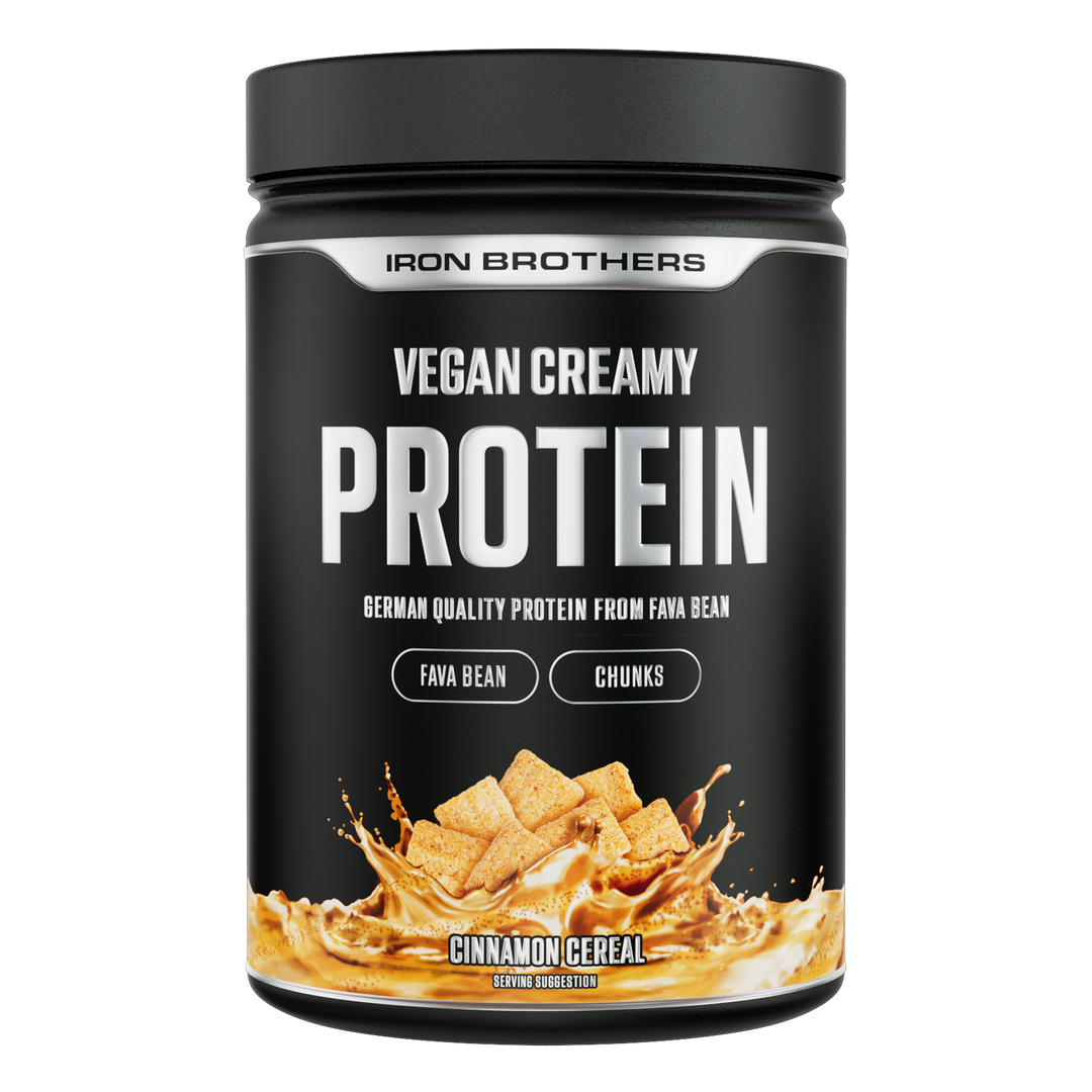 Vegan Creamy Protein 908g - Cinnamon Cereal Flavour von Iron Brothers - Zimt Cereal Geschmack