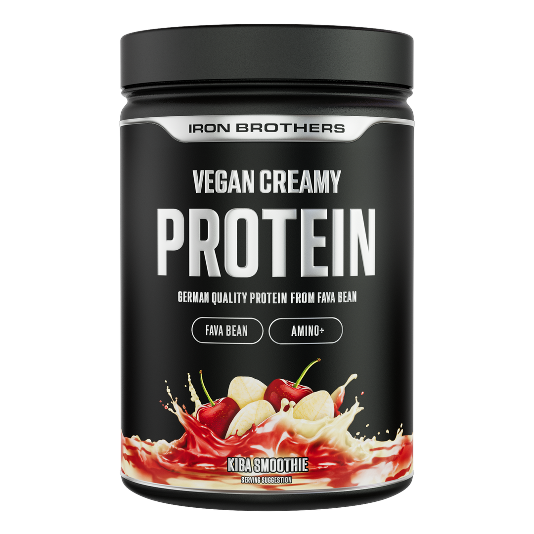 Vegan Creamy Protein 908g - Kiba Smoothie Flavour von Iron Brothers - Kirsch Bananen Geschmack