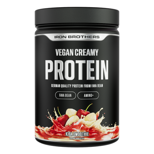 Vegan Creamy Protein 908g - Kiba Smoothie Flavour von Iron Brothers - Kirsch Bananen Geschmack