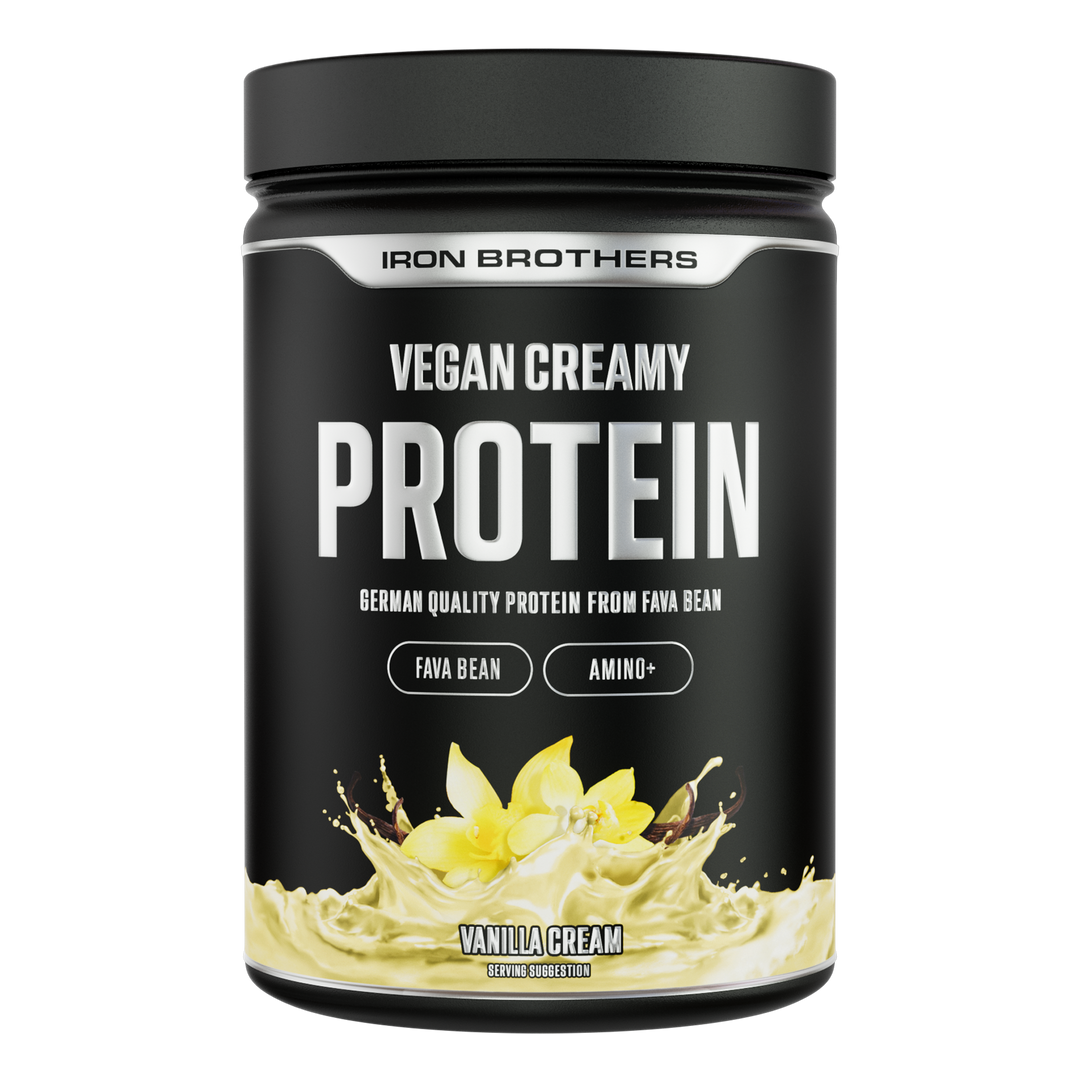 Vegan Creamy Protein 908g - Vanilla Cream Flavour von Iron Brothers - Vanille Geschmack