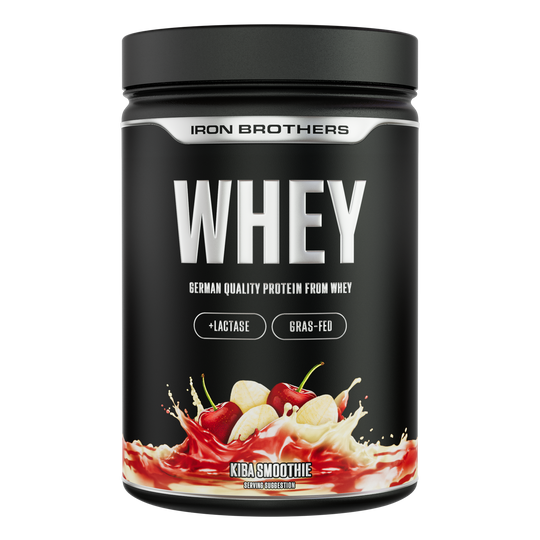 Iron Brothers Whey Protein Konzentrat Kiba Smoothie Geschmack 908g Dose, Kisch Banane