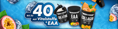40% Aktion auf EAA & Vitalstoffe nur bei Iron Brothers - Sportnahrung & Supplements Made in Germany