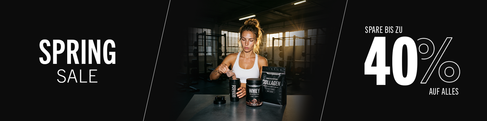 Spring Sale - Spare bis zu 40% auf Alles nur bei Iron Brothers