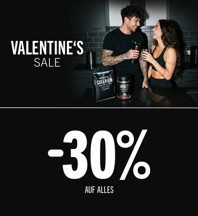 Valetines Sale bei Iron Brothers - Spare -30% auf ALLES nur bei Iron Brothers und nur für kurze Zeit. Sportnahrung und Supplements Made in Germany