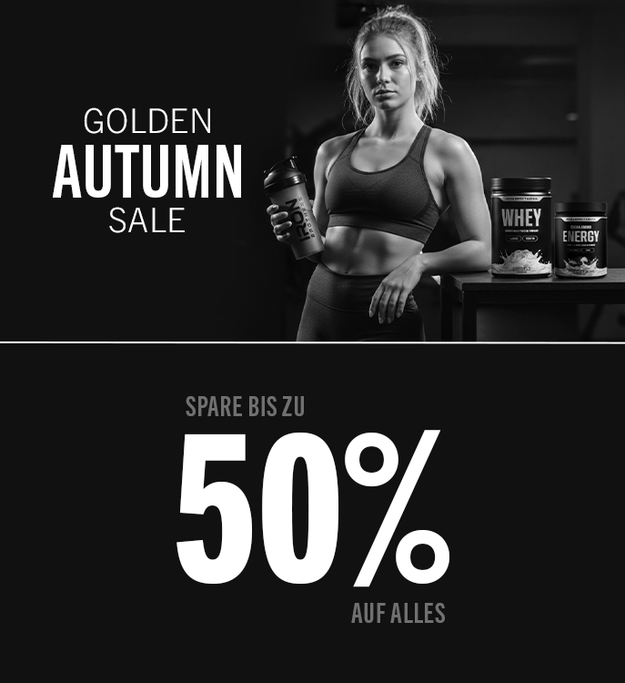 Golden Autumn Sale bei Iron Brothers - Sparen bis zu 50% auf Alles nur bei Iron Brothers - Sportnahrung und Supplements Made in Germany