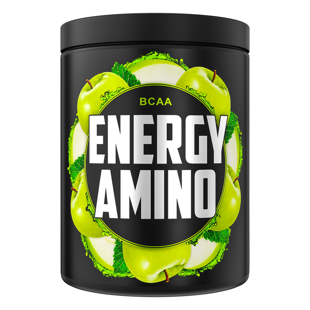 BCAA Energy Amino 500g Dose - Ampere Apple - Apfel Geschmack