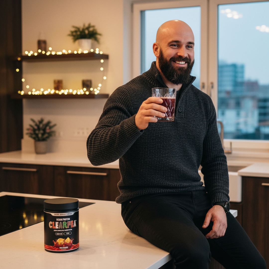 Winterpunsch – Der Geschmack der kalten Jahreszeit - Vegan ClearPea® Protein Winter Edition von Iron Brothers