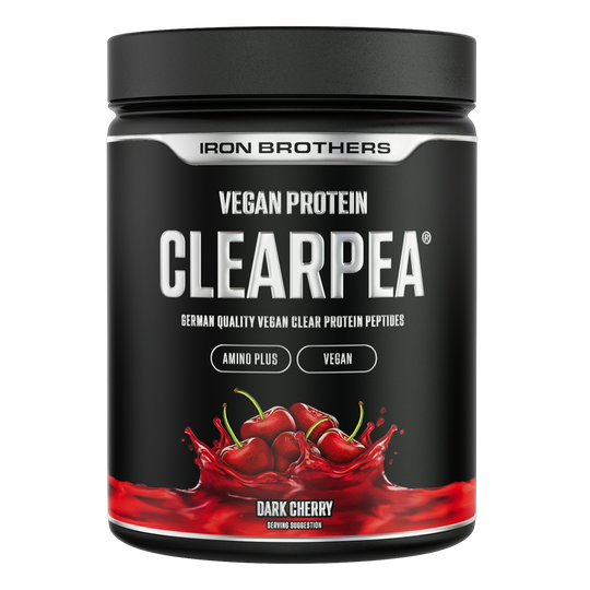 Clearpea Protein Dark Cherry Flavour - Veganes Clear Protein von Iron Brothers - Kirsch Geschmack
