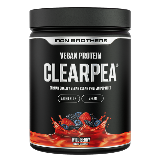 Clearpea Protein Wild Berry Flavour - Veganes Clear Protein von Iron Brothers - Waldbeeren Geschmack