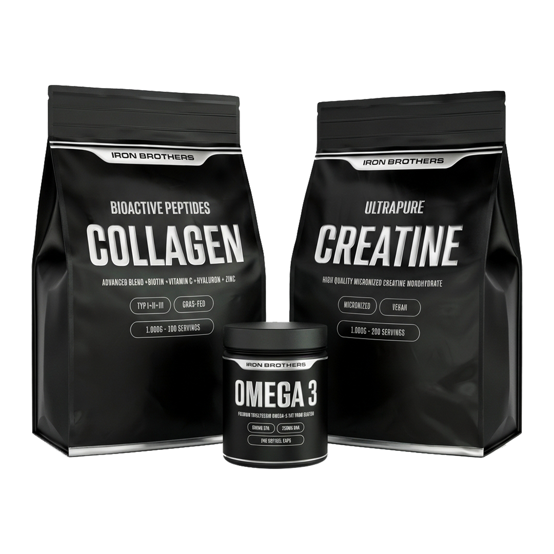 Ultimate Health Guard - Collagen + Creatine + Omega 3 Bundle von Iron Brothers - Made in Germany