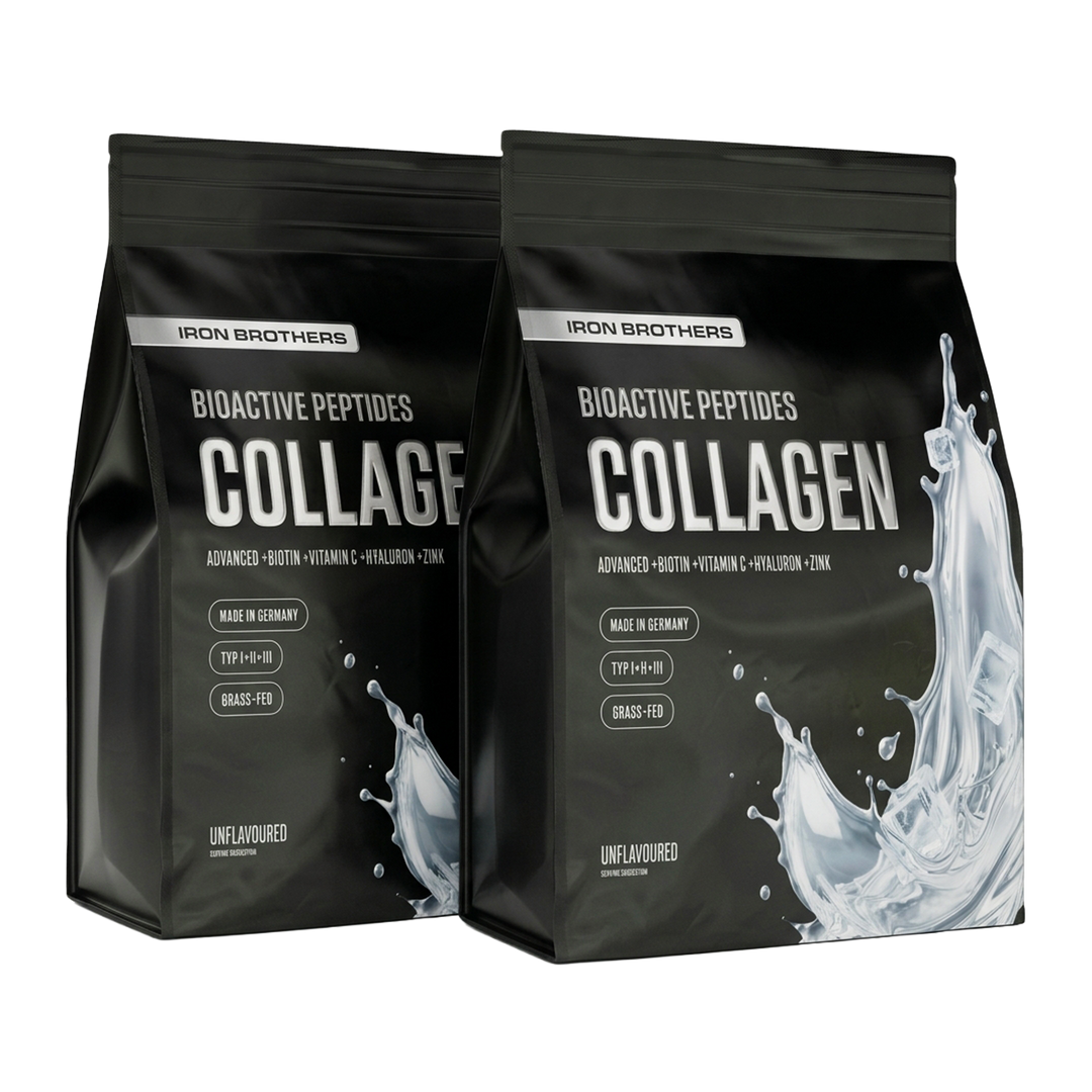 2kg Collagen Advanced von Iron Brothers - Neutraler Geschmack - Made in Germany