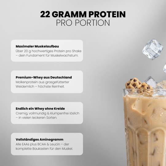 Whey Protein Doppelpack von Iron Brothers Cookie Dough - Keks Geschmack - Vorteile #geschmack_cookie-dough