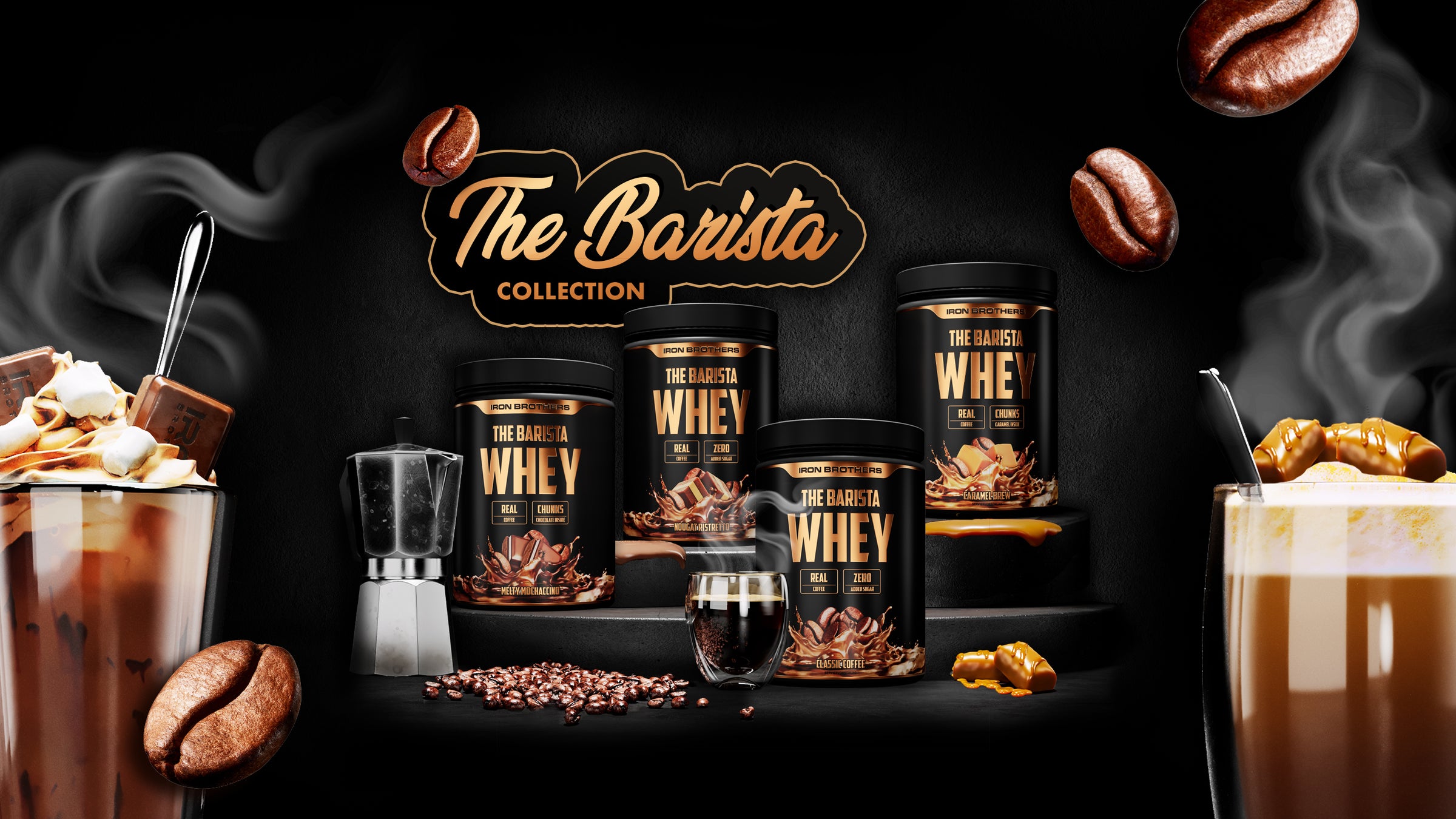 The Barista Whey von Iron Brothers - Kaffee Protein Made in Germany