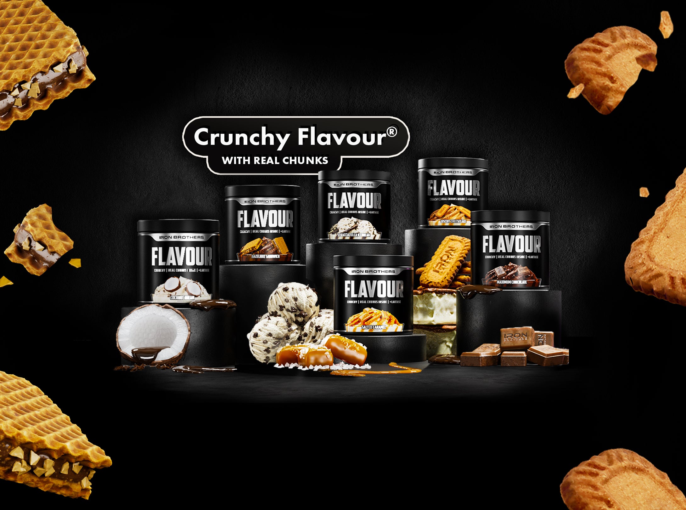 Crunchy Flavour von Iron Brothers - Geschmackspulver Made in Germany