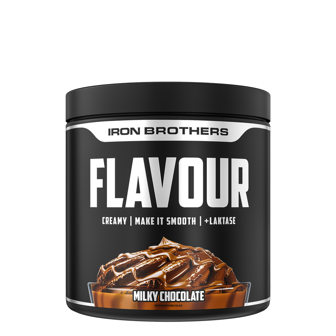 Iron Brothers Creamy Flavour Powder / Cremiges Geschmackspulver, Milky Chocolate Geschmack 250g Dose, Schokolade