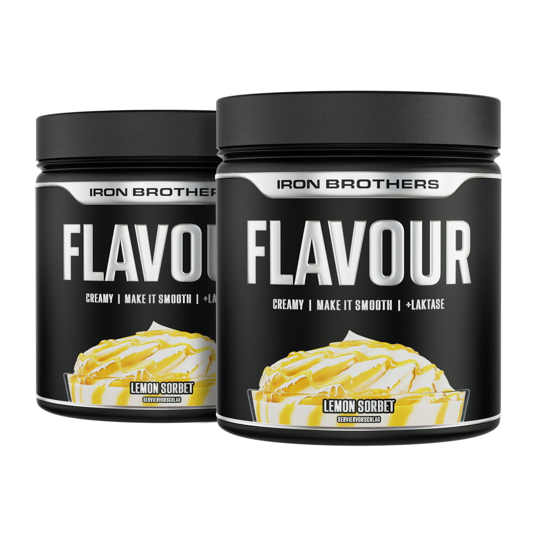 Creamy Flavour Geschmackspulver Doppelpack von Iron Brothers - Lemon Sorbet