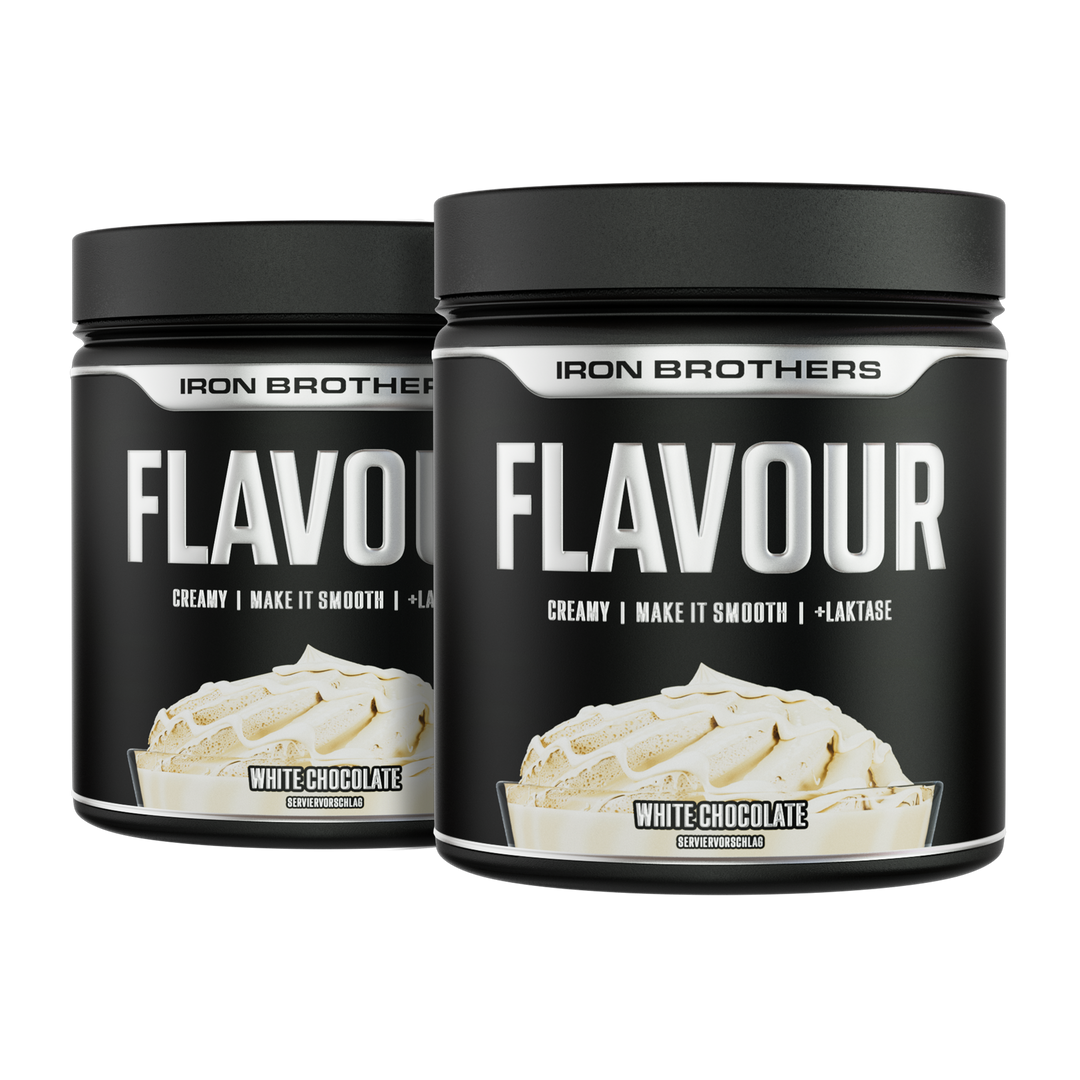 Creamy Flavour Geschmackspulver Doppelpack von Iron Brothers - White Chocolate
