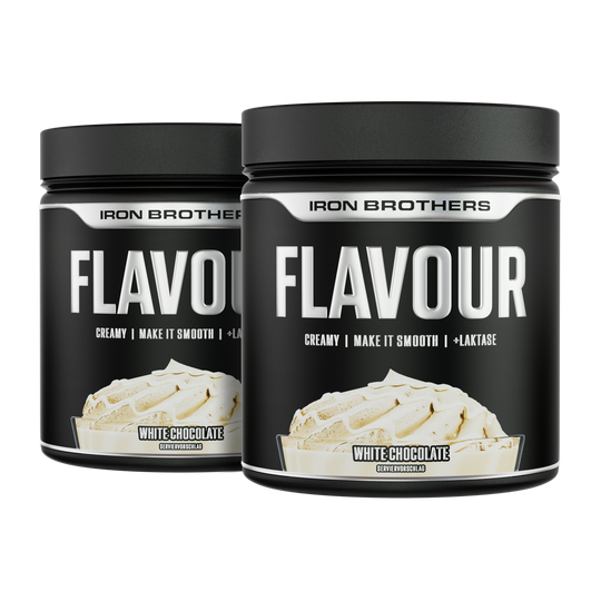 Creamy Flavour Geschmackspulver Doppelpack von Iron Brothers - White Chocolate