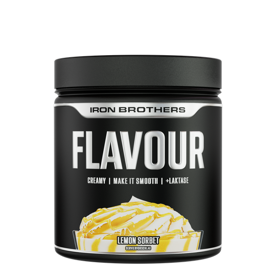 Iron Brothers Creamy Flavour Powder / Cremiges Geschmackspulver, Lemon Sorbet Geschmack 250g Dose, Zitrone