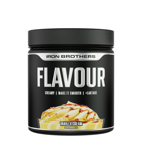 Iron Brothers Creamy Flavour Powder / Cremiges Geschmackspulver, Vanilla Cream Geschmack 250g Dose, Vanille