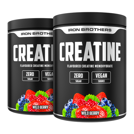 Creatine Flavoured Doppelpack von Iron Brothers - Wild Berry