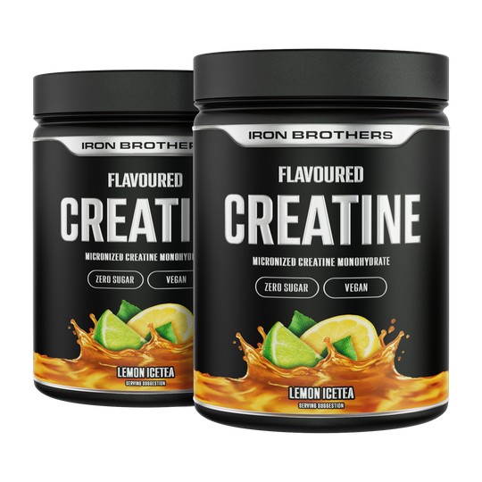 Creatine Flavoured Doppelpack von Iron Brothers - Lemon Icetea