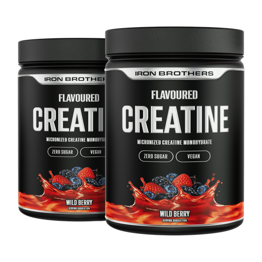 Creatine Flavoured Doppelpack von Iron Brothers - Wild Berry