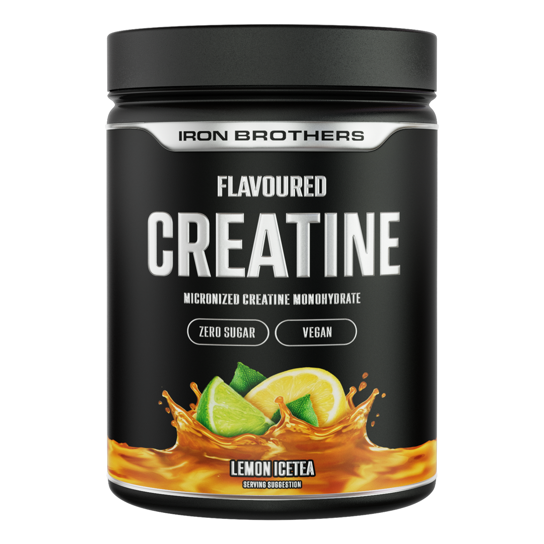Creatine Flavoured, Lemon Icetea - Ultra Pure Creatine Monohydrate - Lemon Zitronen Icetee Geschmack