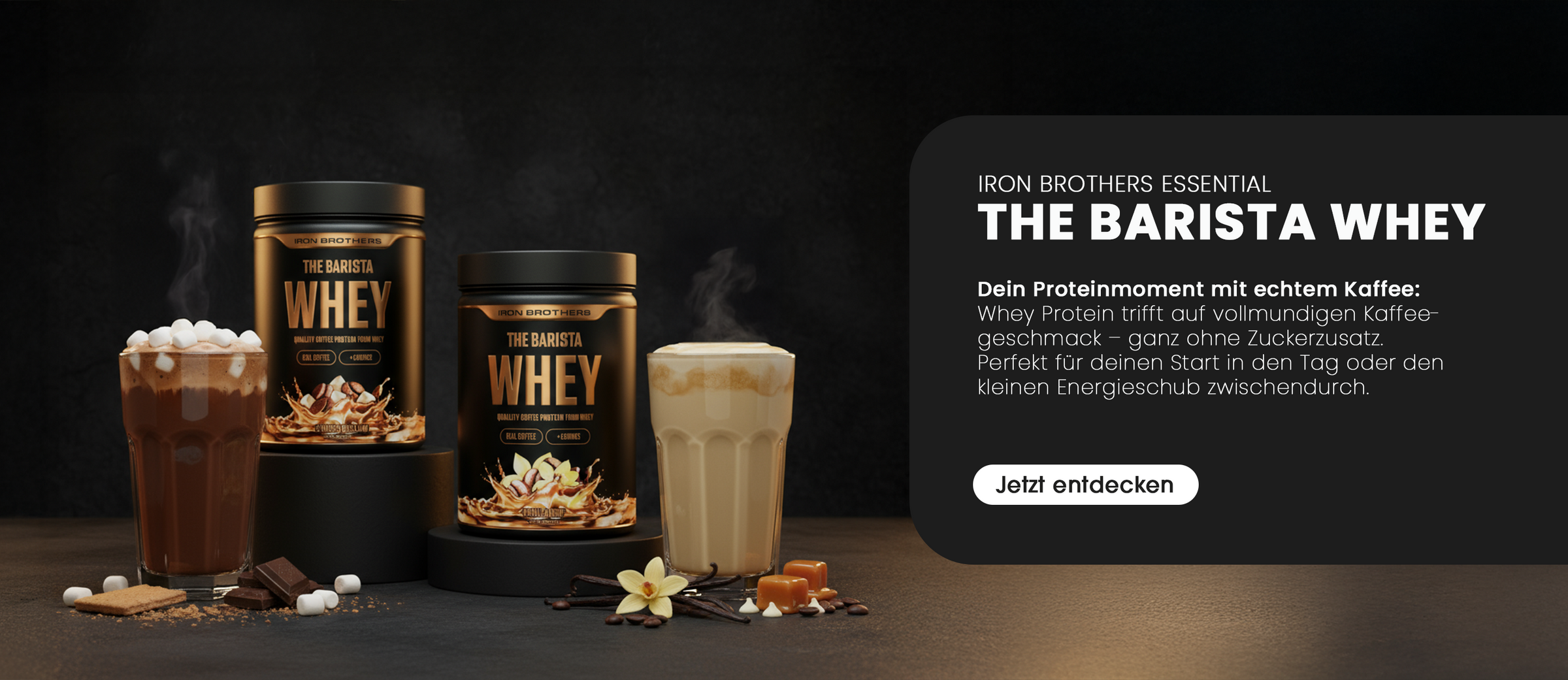 The Barista Whey von Iron Brothers - Protein Kaffee
