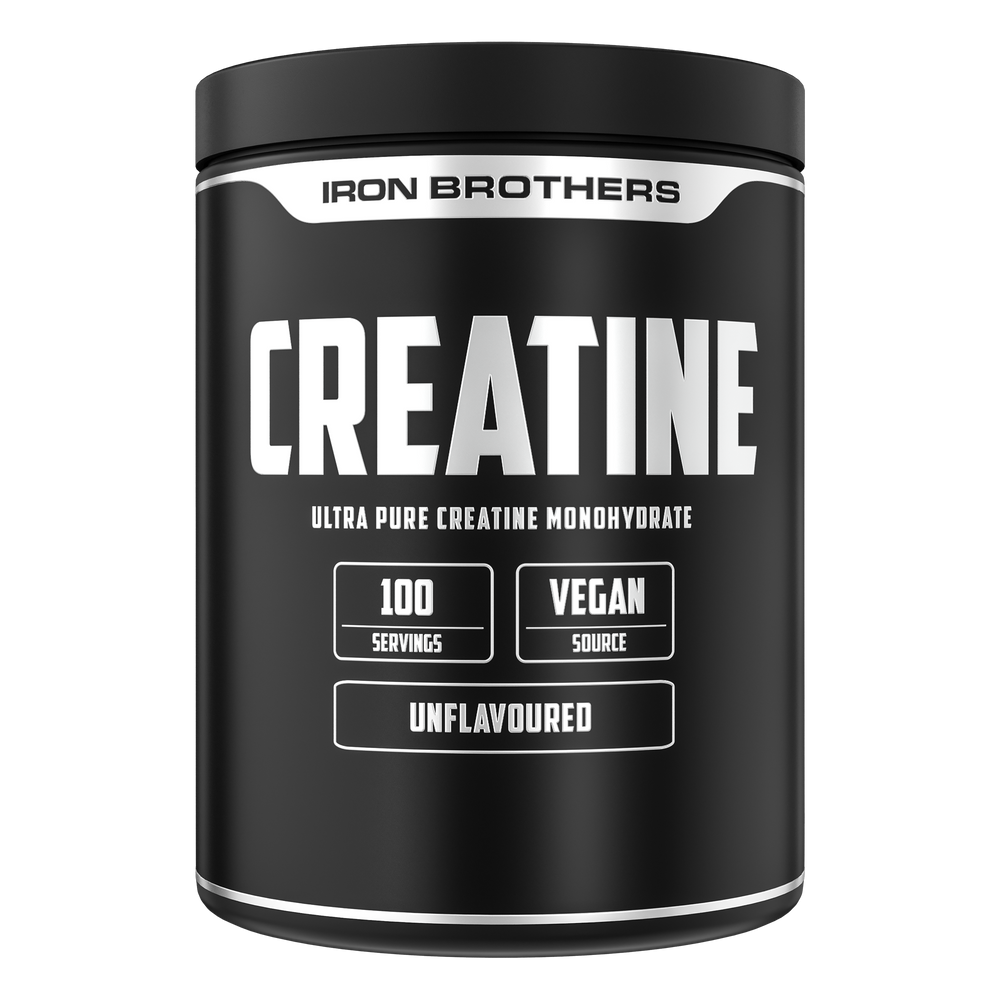 Iron Brothers Ultra Pure Creatine Monohydrate ohne Zucker, unflavoured Geschmacksneutral 500g Dose