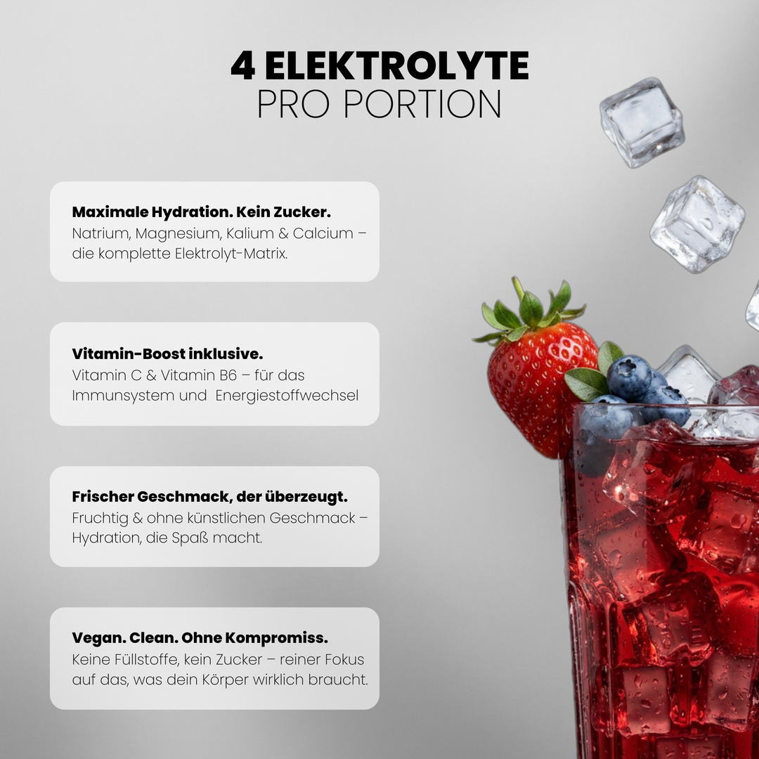 Hydro Fuel - Electrolytes von Iron Brothers - Wild Berry - Vorteile #geschmack_wild-berry