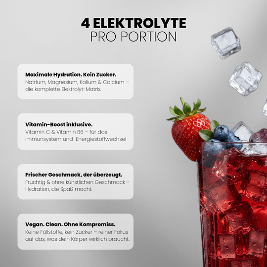 Hydro Fuel - Electrolytes von Iron Brothers - Wild Berry - Vorteile #geschmack_wild-berry