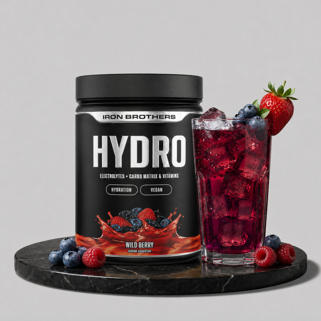 Hydro Fuel - Electrolytes Doppelpack von Iron Brothers - Wild Berry - Design, Wirkung und Geschmack #geschmack_wild-berry