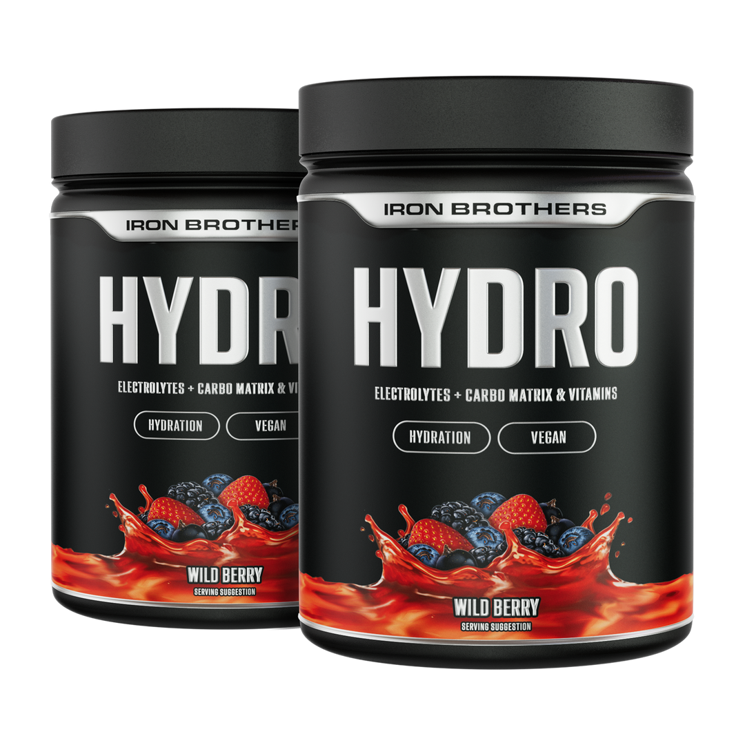Hydro Fuel - Electrolytes Doppelpack von Iron Brothers - Wild Berry - Made in Germany #geschmack_wild-berry