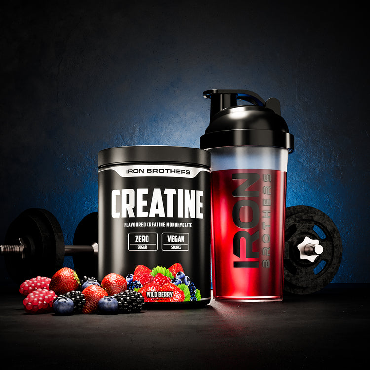 Creatine Flavoured Monohydrat jetzt mit Geschmack kaufen Iron Brothers