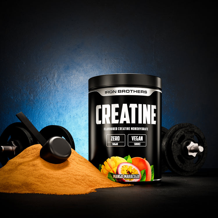 Creatine Flavoured Monohydrat jetzt mit Geschmack kaufen Iron Brothers