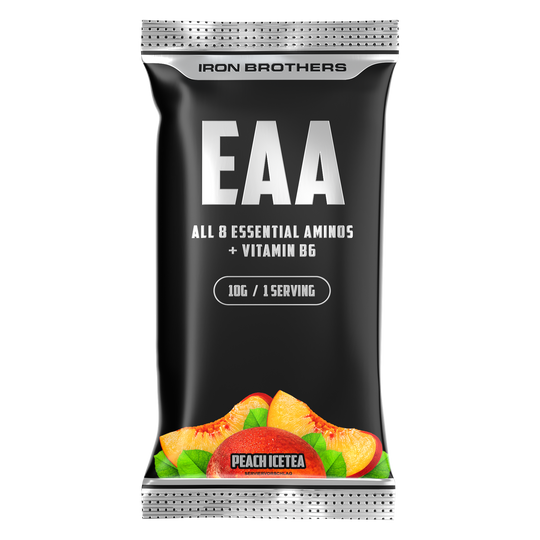 Iron Brothers EAA Zero Probe 10g mit Peach Icetea Geschmack - EAA Pfirsich Sample