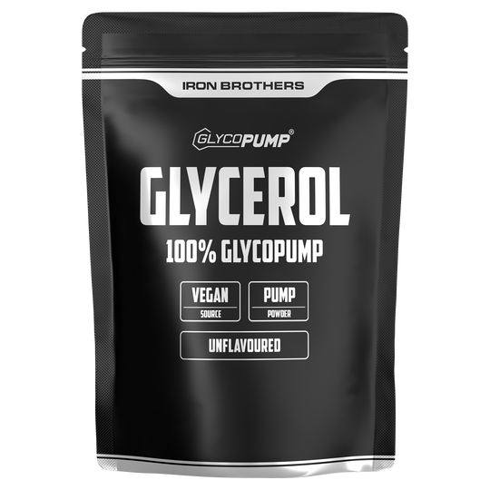 GlycoPump Glycerol Glycerin Pulver für Sportler mit Pre Workout Wirkstoff für besseren Pump und Hydration während des training vor dem training einzunehmen