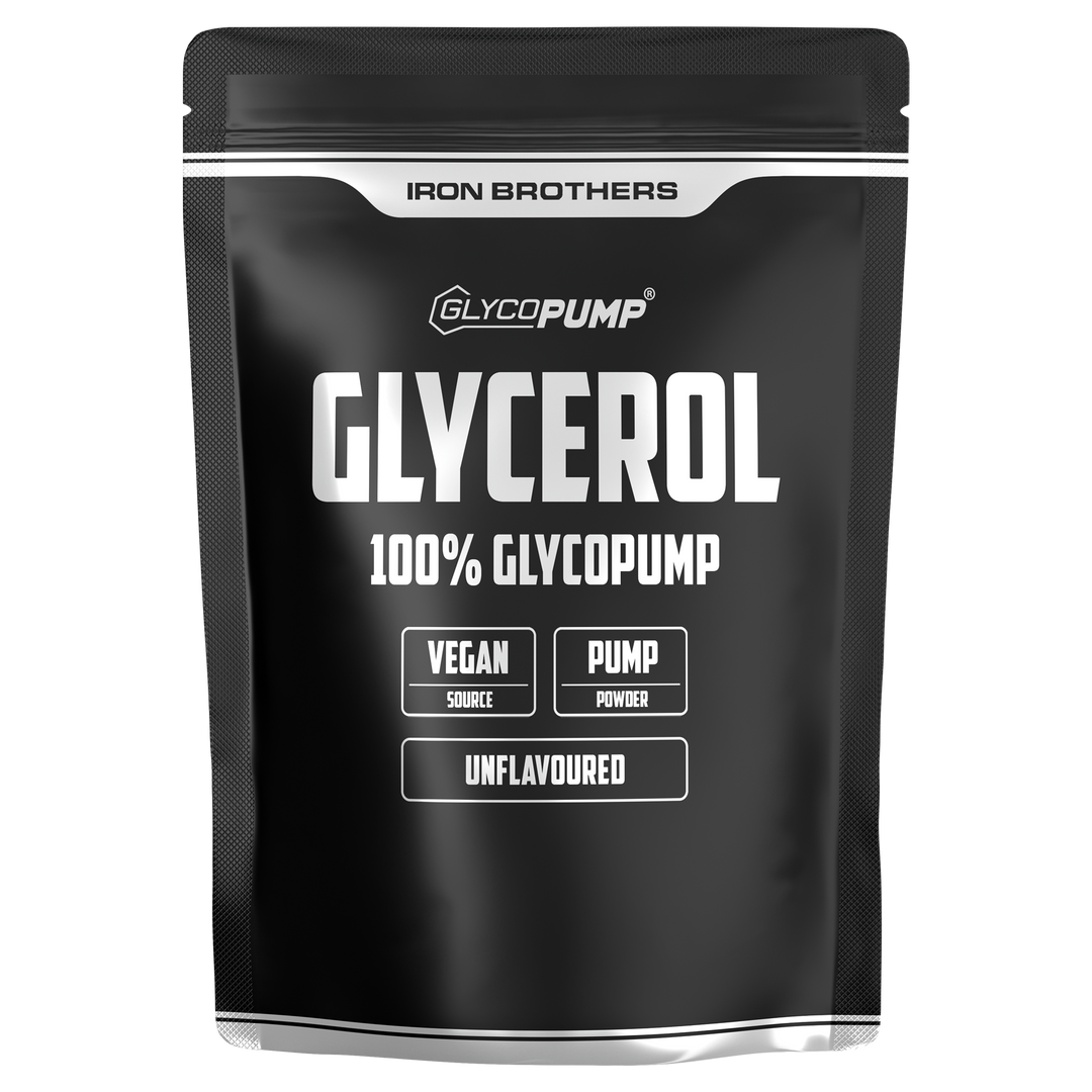 GlycoPump Glycerol Glycerin Pulver für Sportler mit Pre Workout Wirkstoff für besseren Pump und Hydration während des training vor dem training einzunehmen