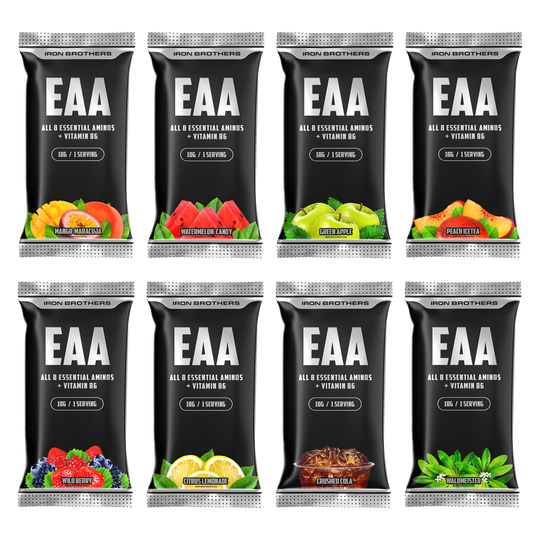 EAAs Zero Zuckerfreie essentielle Aminosäuren im Proben Paket mit allen Geschmacksrichtungen perfekt zu testen der Sorten