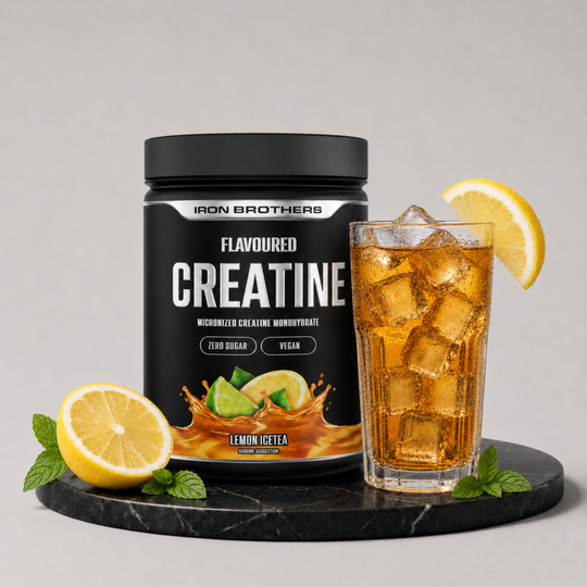 Creatine Flavoured, Lemon Icetea - Ultra Pure Creatine Monohydrate - Lemon Zitronen Icetee Geschmack - Geschmack & Design #geschmack_lemon-icetea